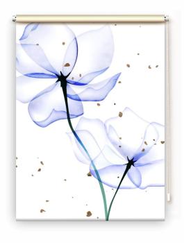 Rollo Lule tribus blue, Rollo, Motivrollo, Rollo mit Druck, Fotorollo, bedrucktes Rollo, Fensterrollo,verdunkelndes Rollo, Sonnenschutz Rollo